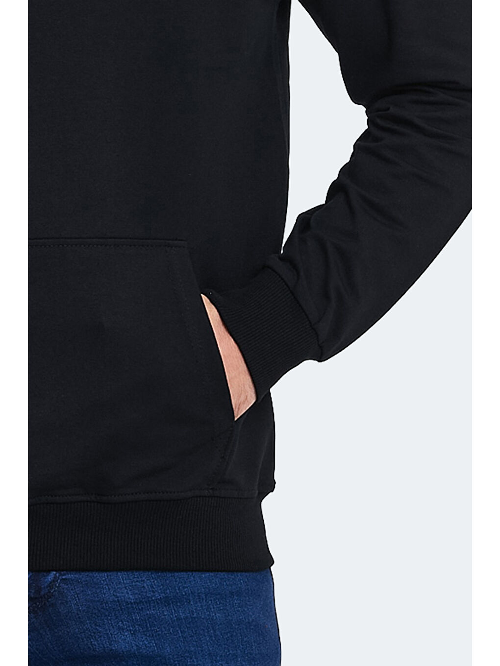 SLAZENGER ONCA Erkek Sweatshirt Siyah - 5