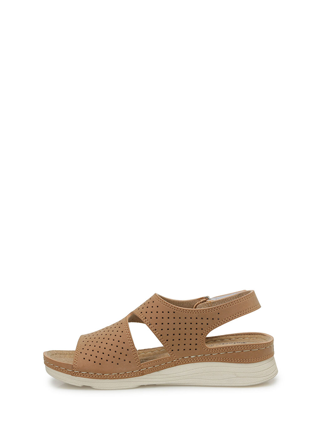 Kahverengi 167215.Z6FX Taba Kadın Düz Sandalet-2