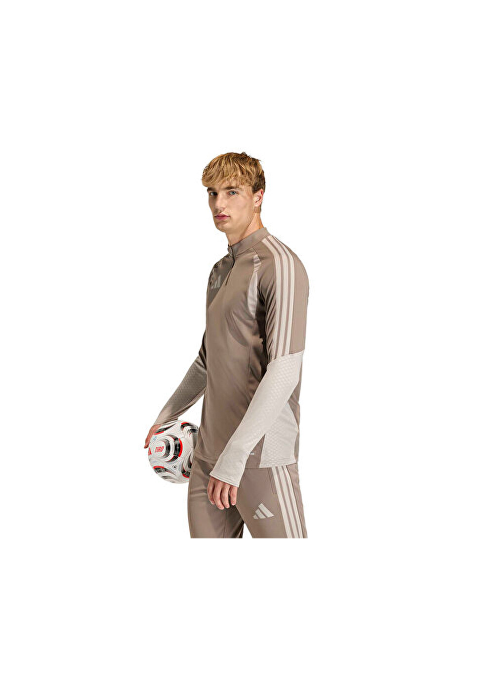 Tiro 26 Competition Top Erkek Futbol Antrenman Uzun Kollu Tişört Ke9222 Kahverengi-1