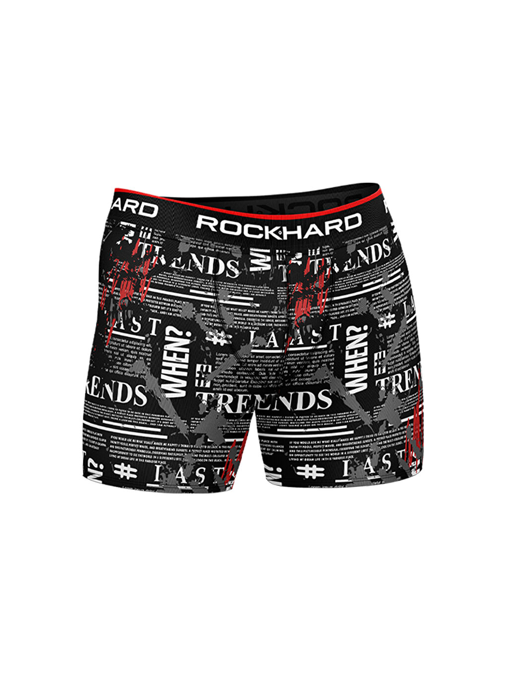 Karışık Erkek Baskılı Pamuklu Boxer 5'li Paket-1