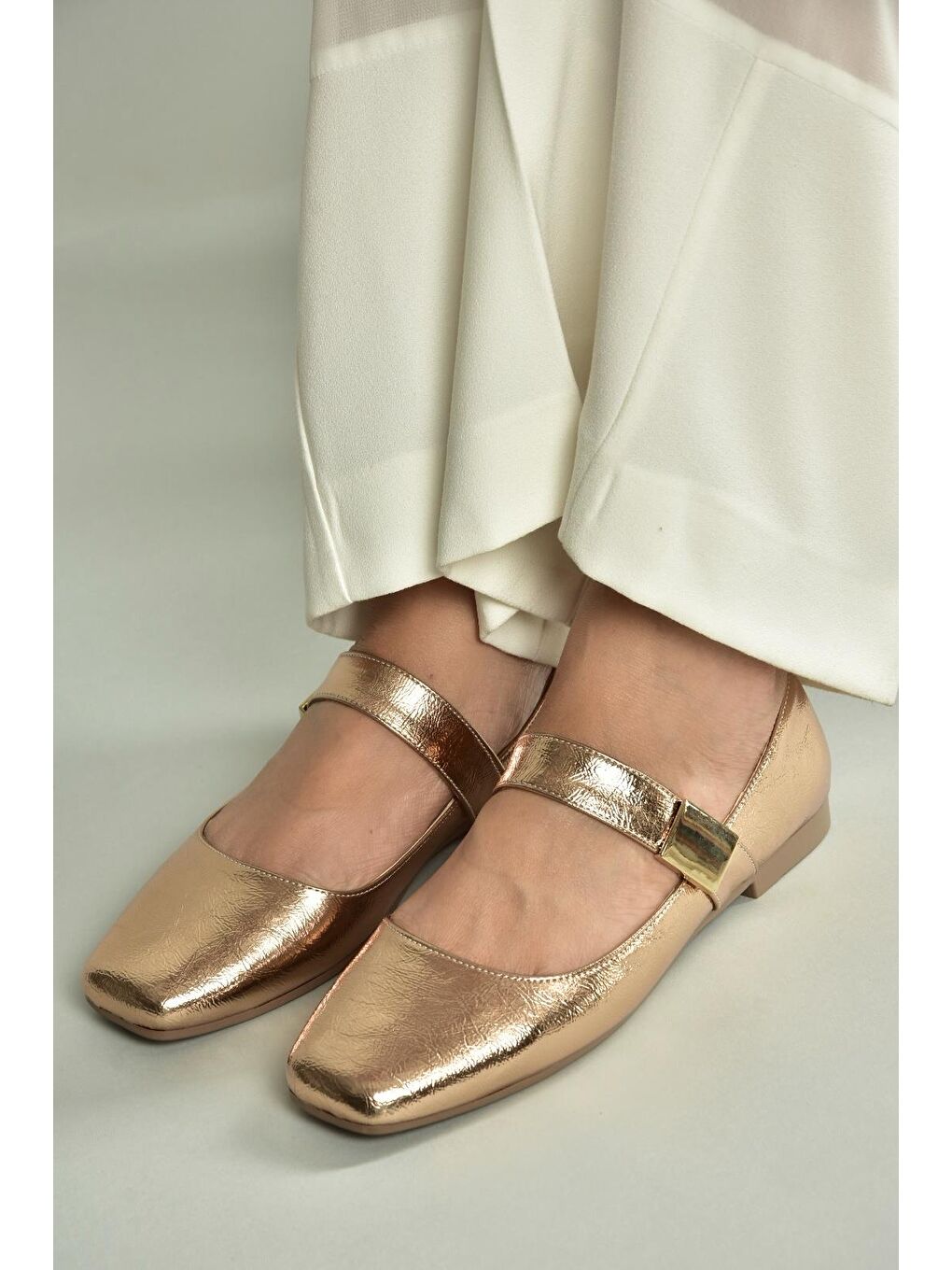 Sarı Bronz Kadın Babet U726454508-4