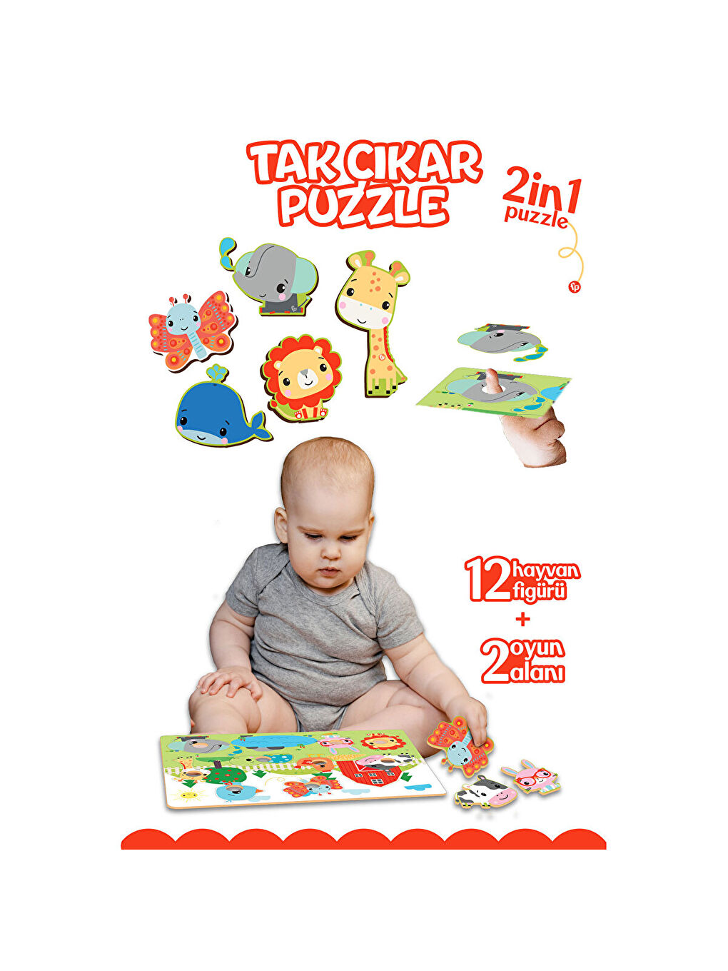 Tak Çıkar Puzzle Hayvanlar-2