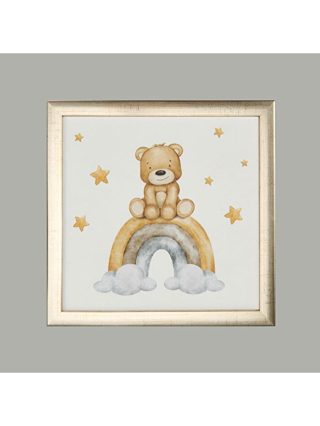 Karışık Deco Dream Tablo - Renkli - 28x28 cm-3