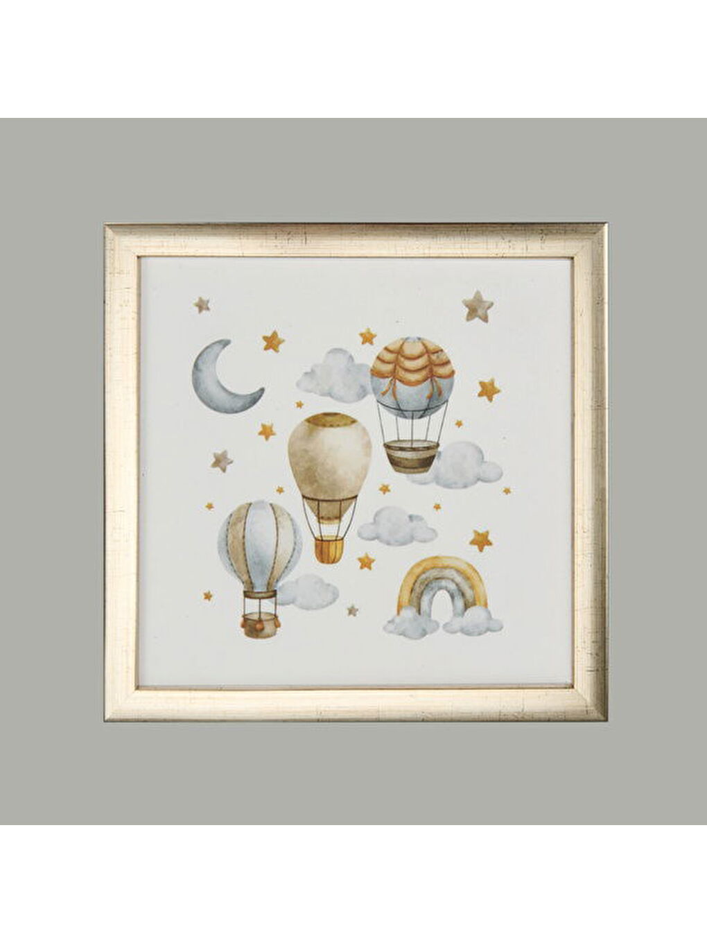 Karışık Deco Dream Tablo - Renkli - 28x28 cm-4