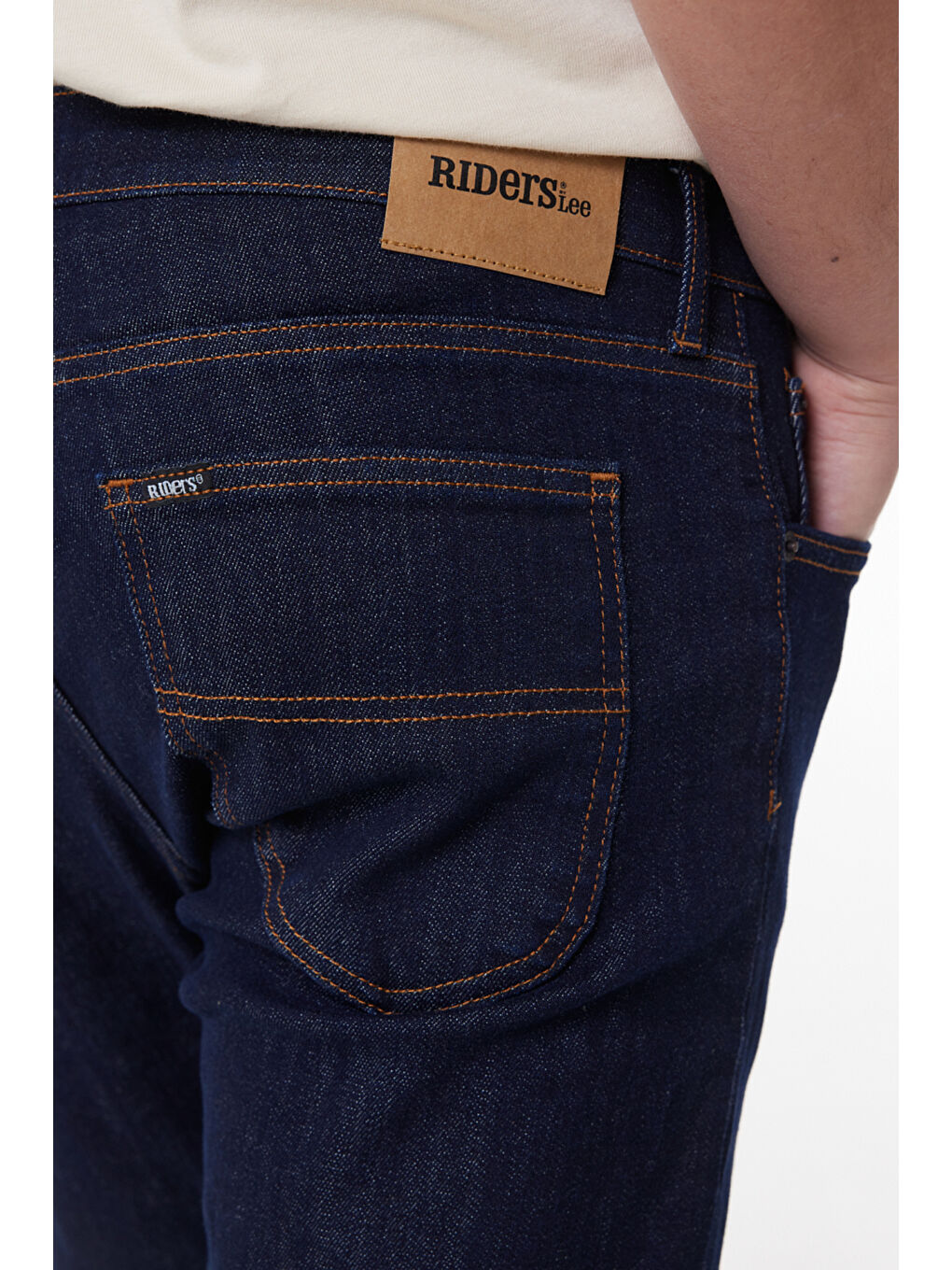 Slim Fit Dar Kesim Normal Bel Lacivert Esnek Kansas Denim Jean Pantolon-3