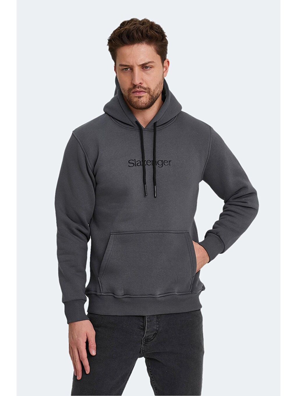 Octavıa In Erkek Kapüşonlu Sweatshirt Koyu Gri