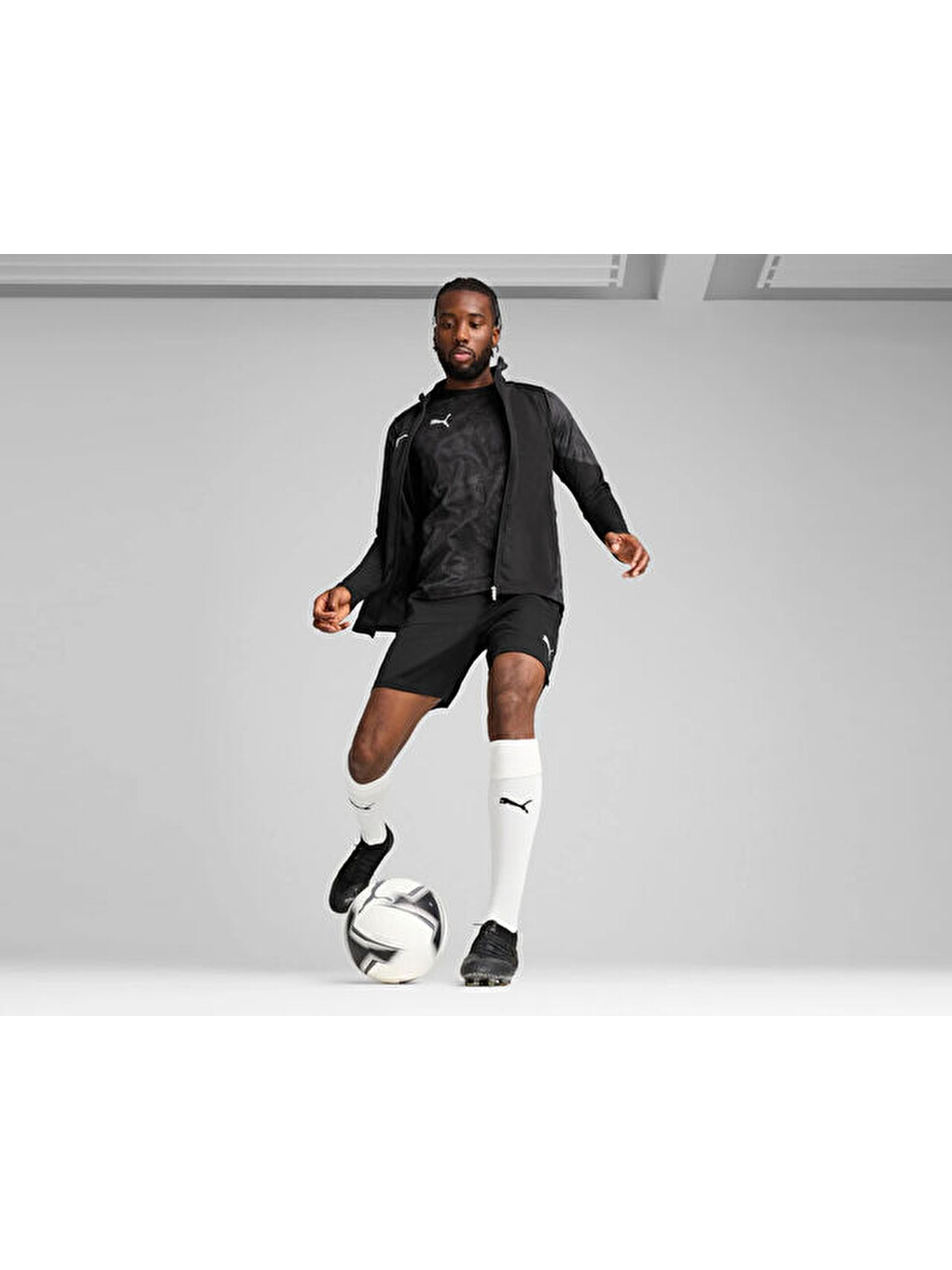 Teamcup Training Jacket Erkek Futbol Antrenman Ceketi 65916503 Siyah-4