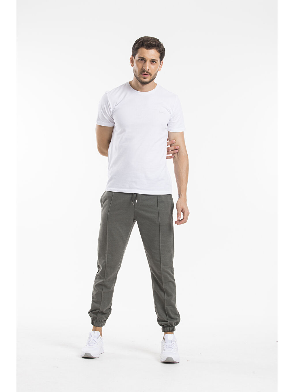 Süperlife Haki Erkek Slim Fit İnce Eşofman Altı SPR 20K05 - 4