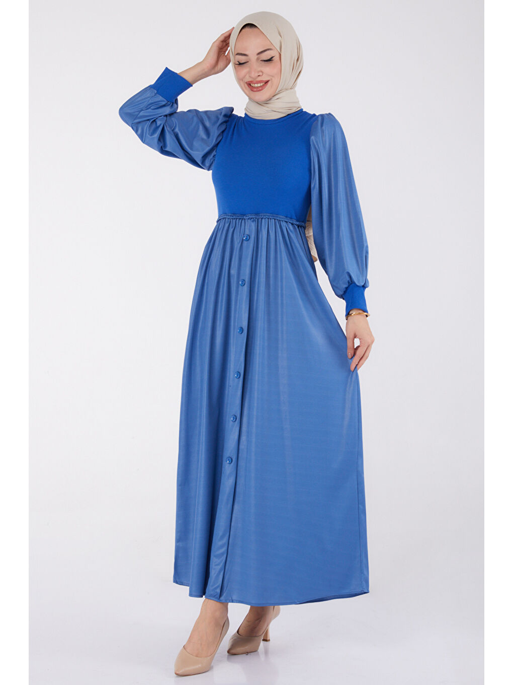 İndigo Elbise Indigo - 13336-1