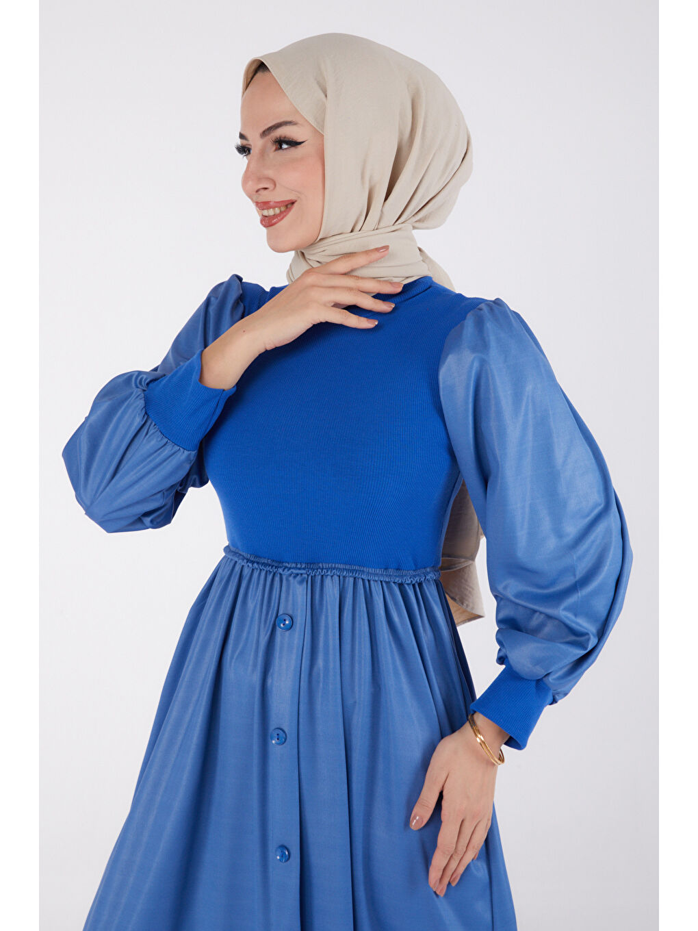 İndigo Elbise Indigo - 13336-2