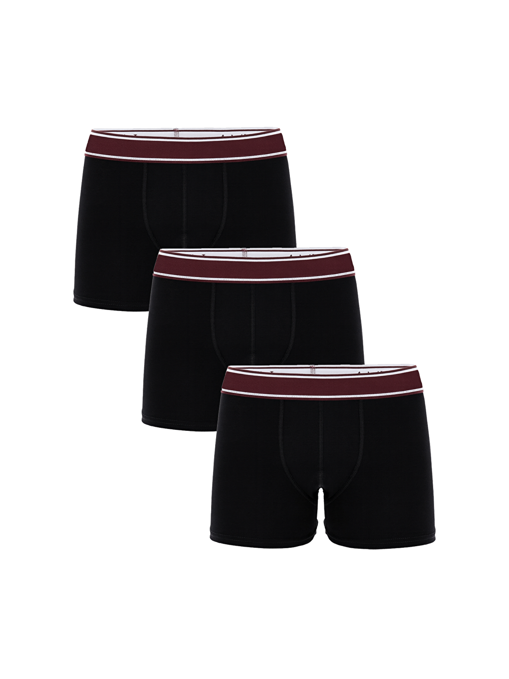3'lü Erkek Jarse Penye Boxer | Lauma Siyah