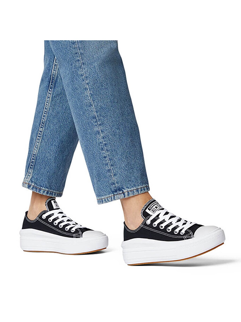 Chuck Taylor All Star Move Kadın Siyah Sneaker-4