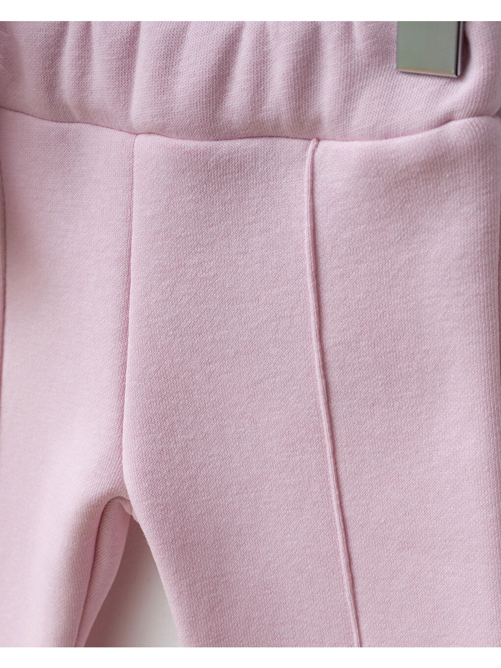 Kız Çocuk Pamuklu Pembe Kuğu Baskılı Sweatshirt İspanyol Paça Takım – Tül Kollu-4