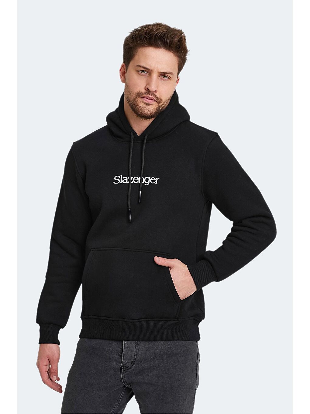 SLAZENGER Siyah OCTAVIA IN Erkek Sweatshirt Siyah - 3