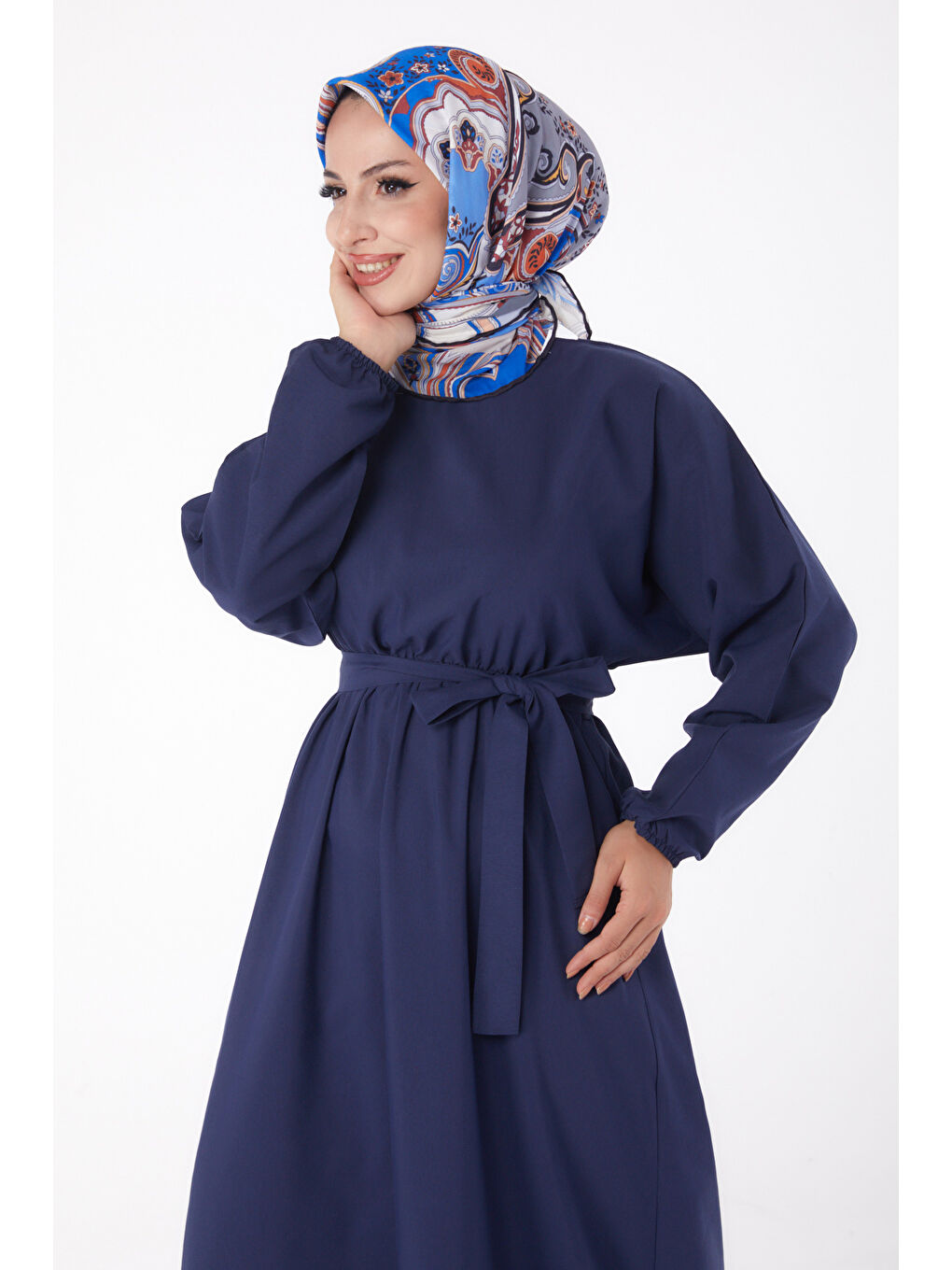 Elbise Lacivert - 13221-2