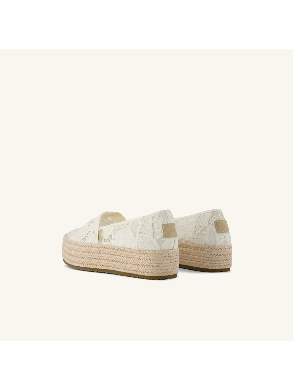 Beyaz Kadın Espadril 10023045 1002304 VALENCIA Floral Crochet-2