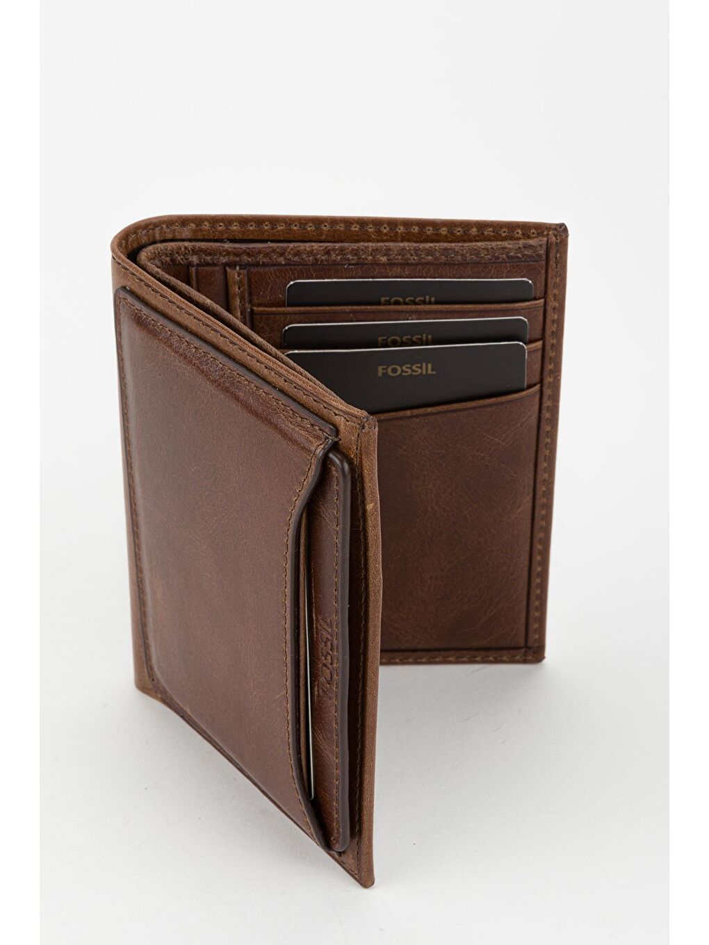 Kahverengi Kutulu Hakiki Deri Ekstra Kartlıklı Siyah Erkek El Portföyü Kartlık Cüzdan-3