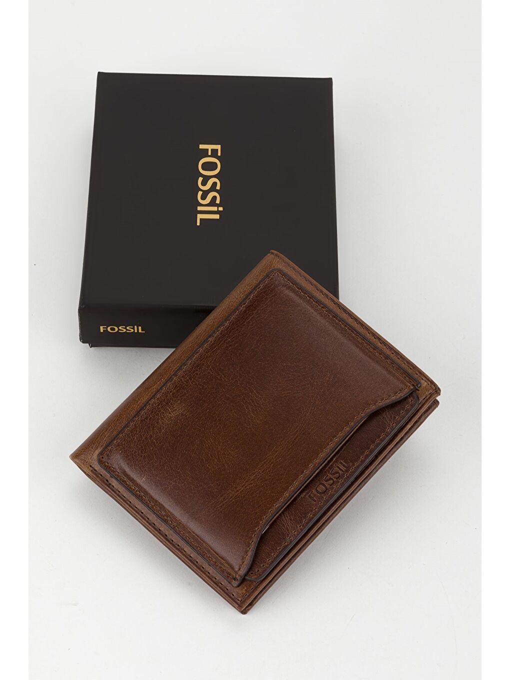 Kahverengi Kutulu Hakiki Deri Ekstra Kartlıklı Siyah Erkek El Portföyü Kartlık Cüzdan-4