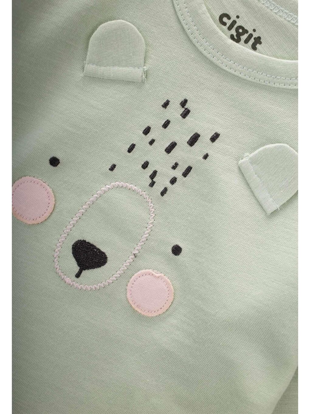 Turkuaz Erkek Çocuk Uzun Kollu Takım-2