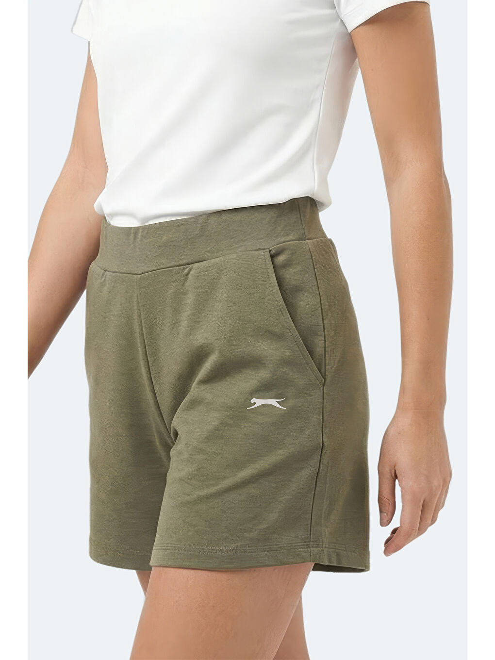 KILLER Kadın Haki Şort-3