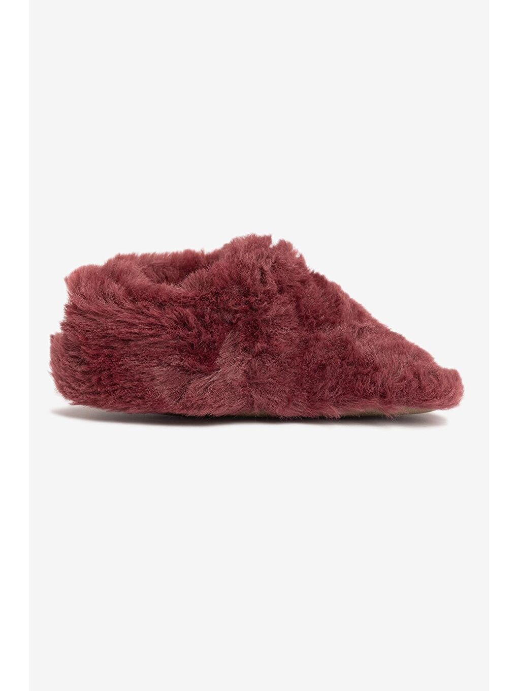 Hopfrög Furry Furry Bordo Kürk Barefoot Patik - 3