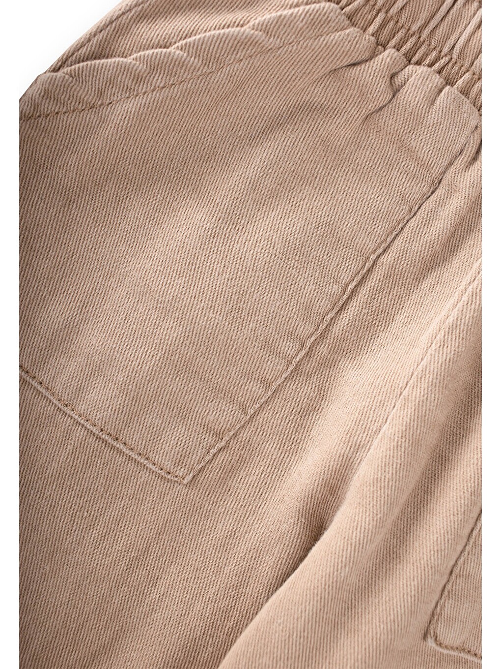 Müslin Gabardin Pantolon 2-8 Yaş Bej-2