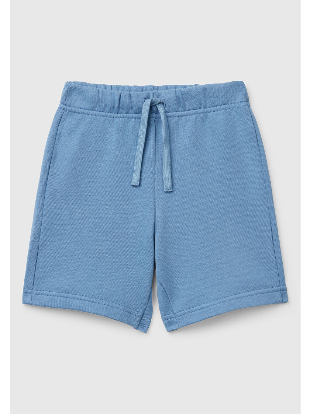 Erkek Çocuk Havacı Mavi Arka Cebi Logolu Sweat Şort