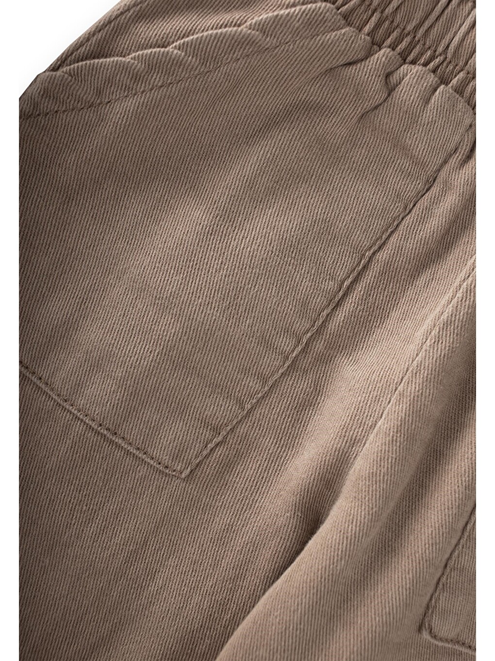 Bej Müslin Gabardin Pantolon 2-8 Yaş Vizon-2