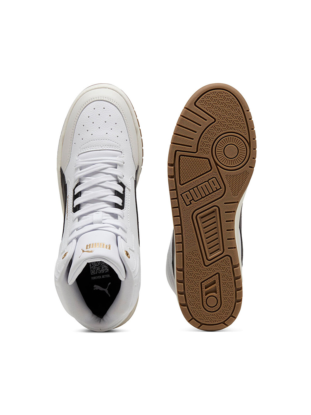 Shuffle Downtown Mid Beyaz Sneaker-3