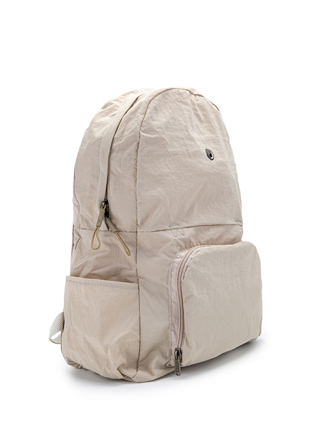 Ekru Klinkır Kumaş Suya Dayanıklı Jadon Unisex Sırt Çantası  Krem-2