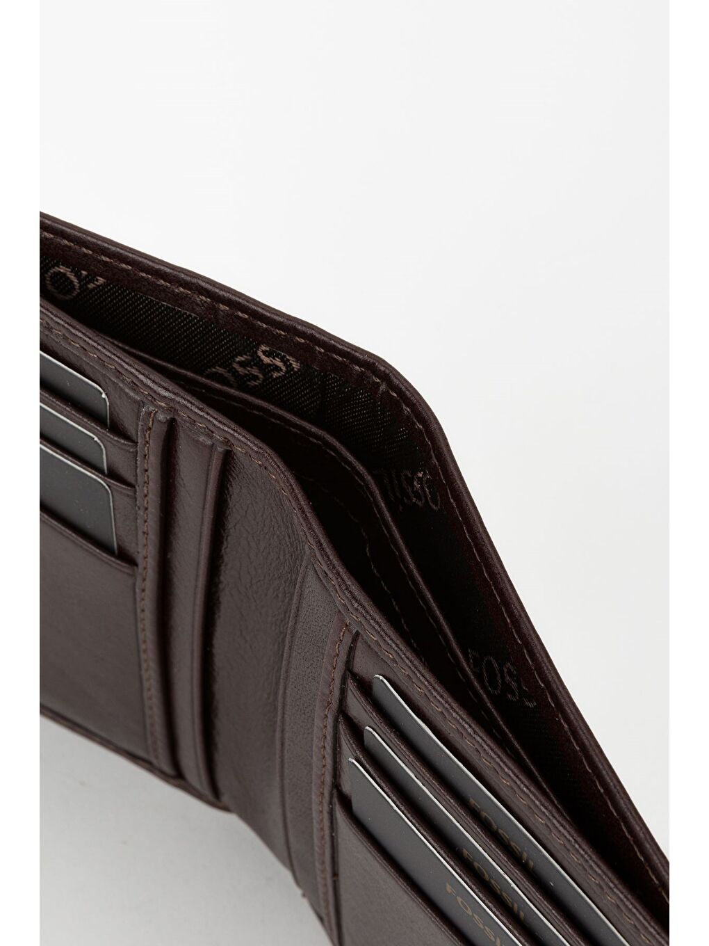 Kahverengi Kutulu Hakiki Deri Ekstra Kartlıklı Siyah Erkek El Portföyü Kartlık Cüzdan-2