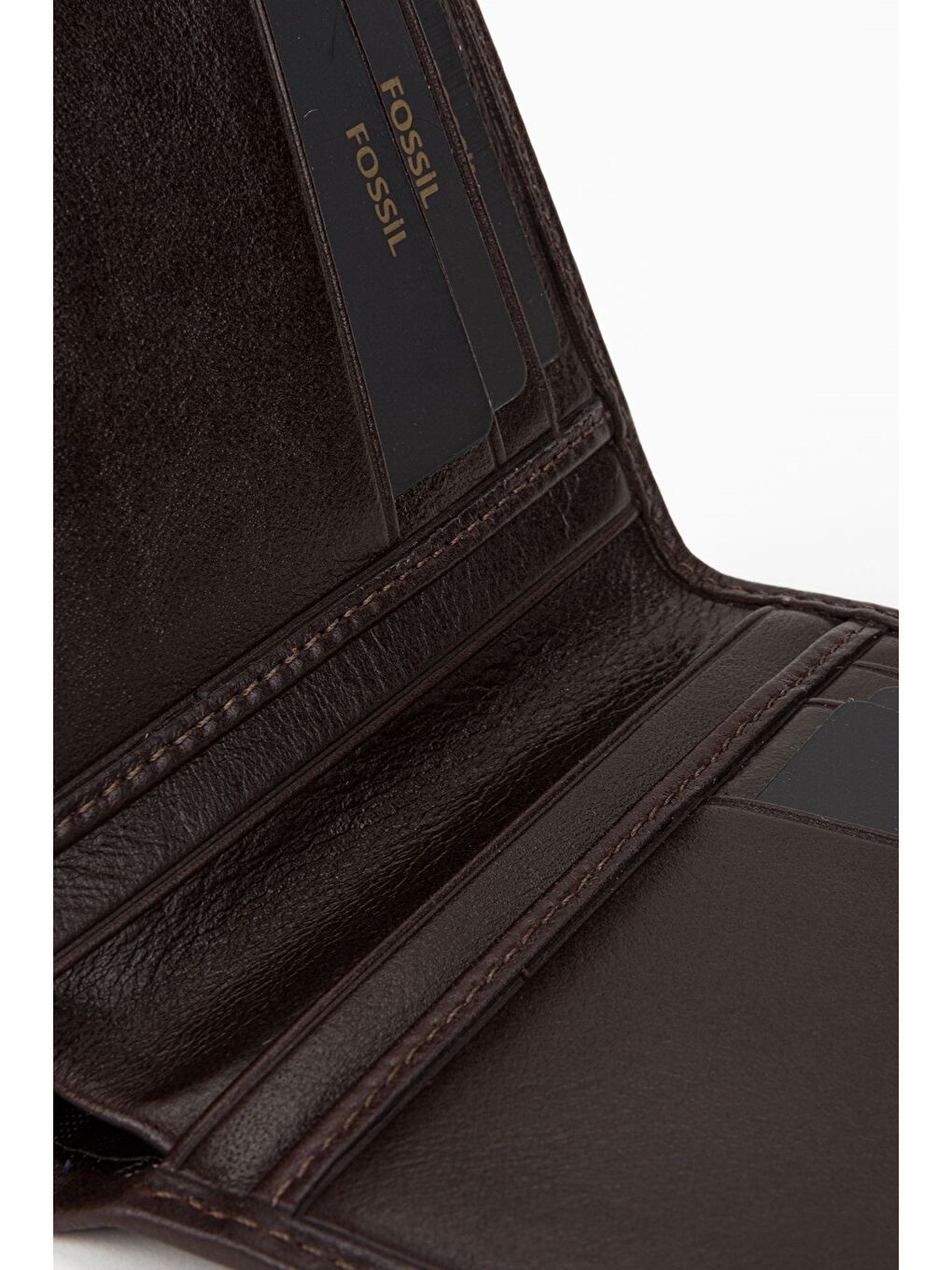 Kahverengi Kutulu Hakiki Deri Ekstra Kartlıklı Siyah Erkek El Portföyü Kartlık Cüzdan-3