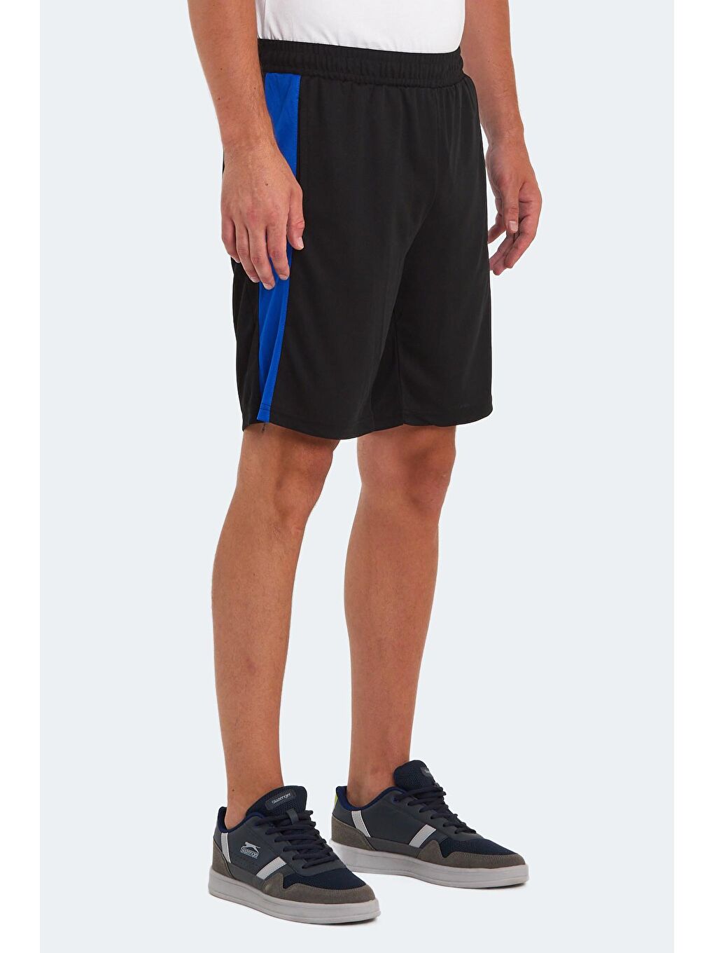 REMAIN Erkek Şort Siyah / Saks Mavi-3