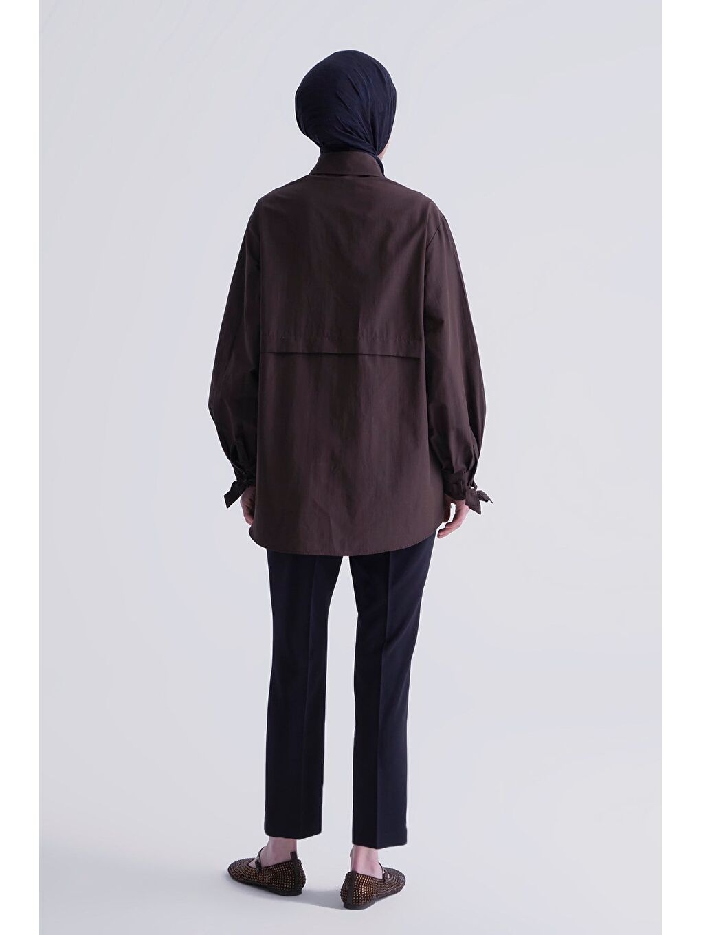 Beli Lastikli Pantolon Lacivert-3