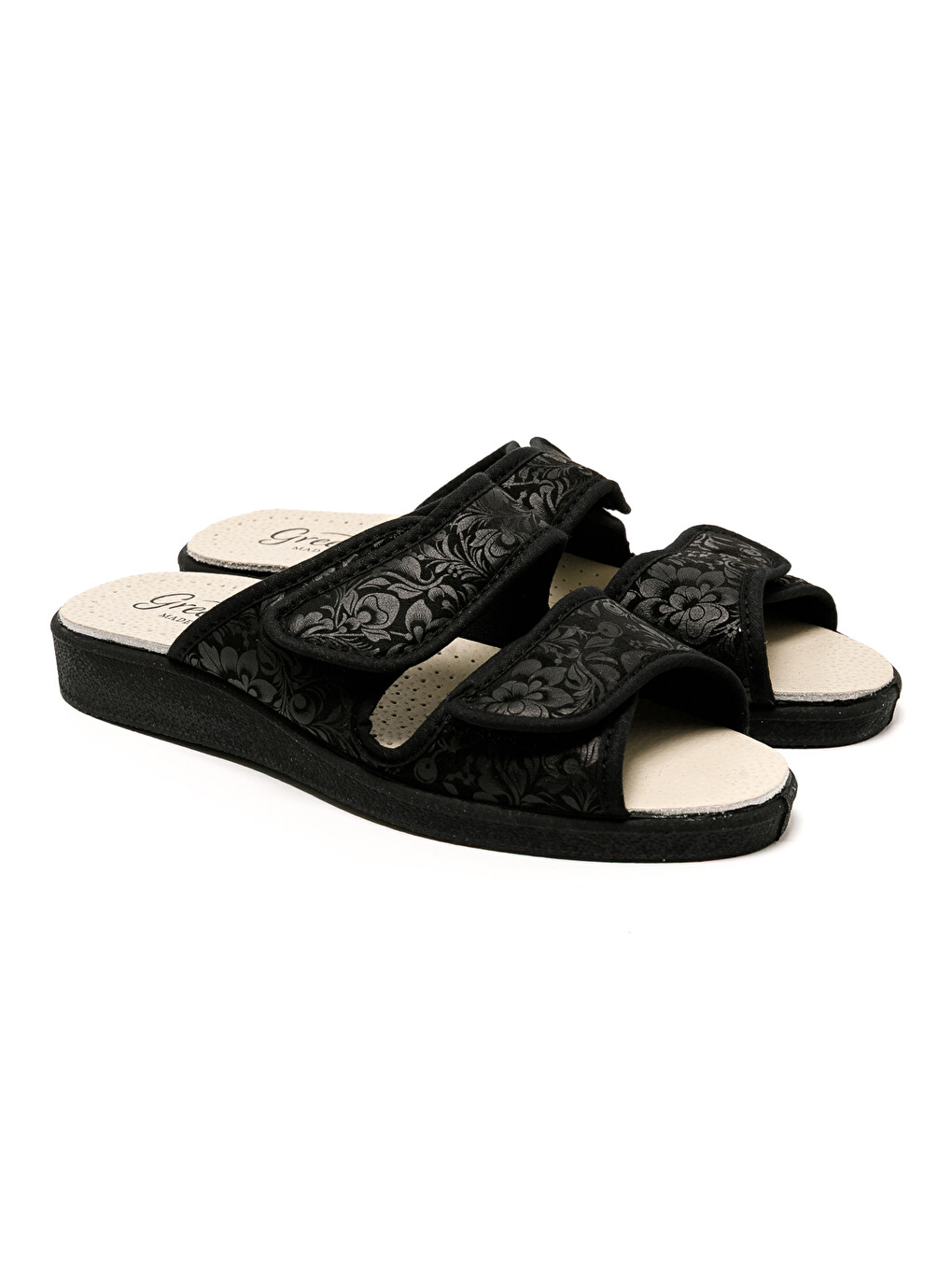 Siyah Kadın Terlik 5688 STRETCH WOMEN'S FOOTWEAR Black-2