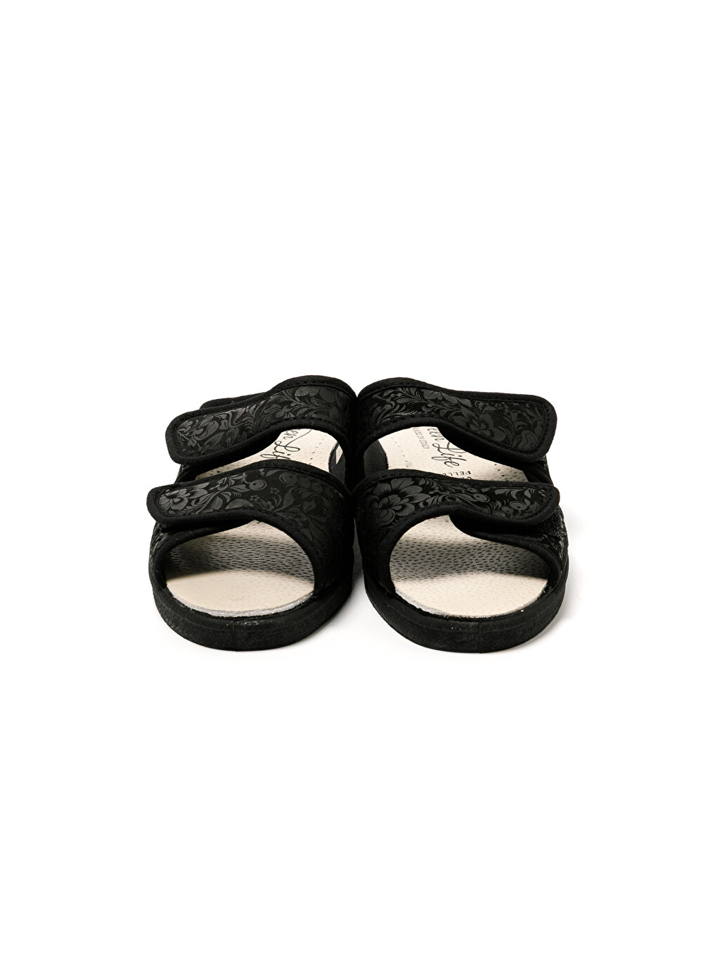 Siyah Kadın Terlik 5688 STRETCH WOMEN'S FOOTWEAR Black-3