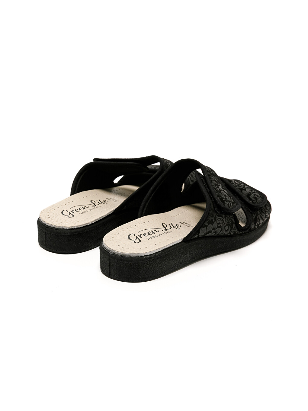 Siyah Kadın Terlik 5688 STRETCH WOMEN'S FOOTWEAR Black-4