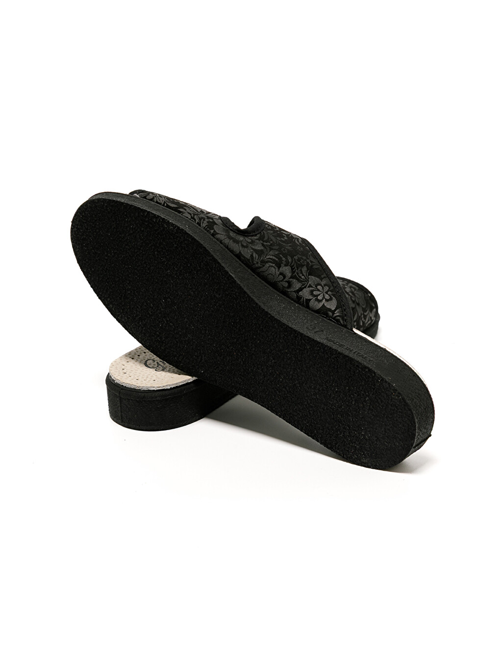 Siyah Kadın Terlik 5688 STRETCH WOMEN'S FOOTWEAR Black-5