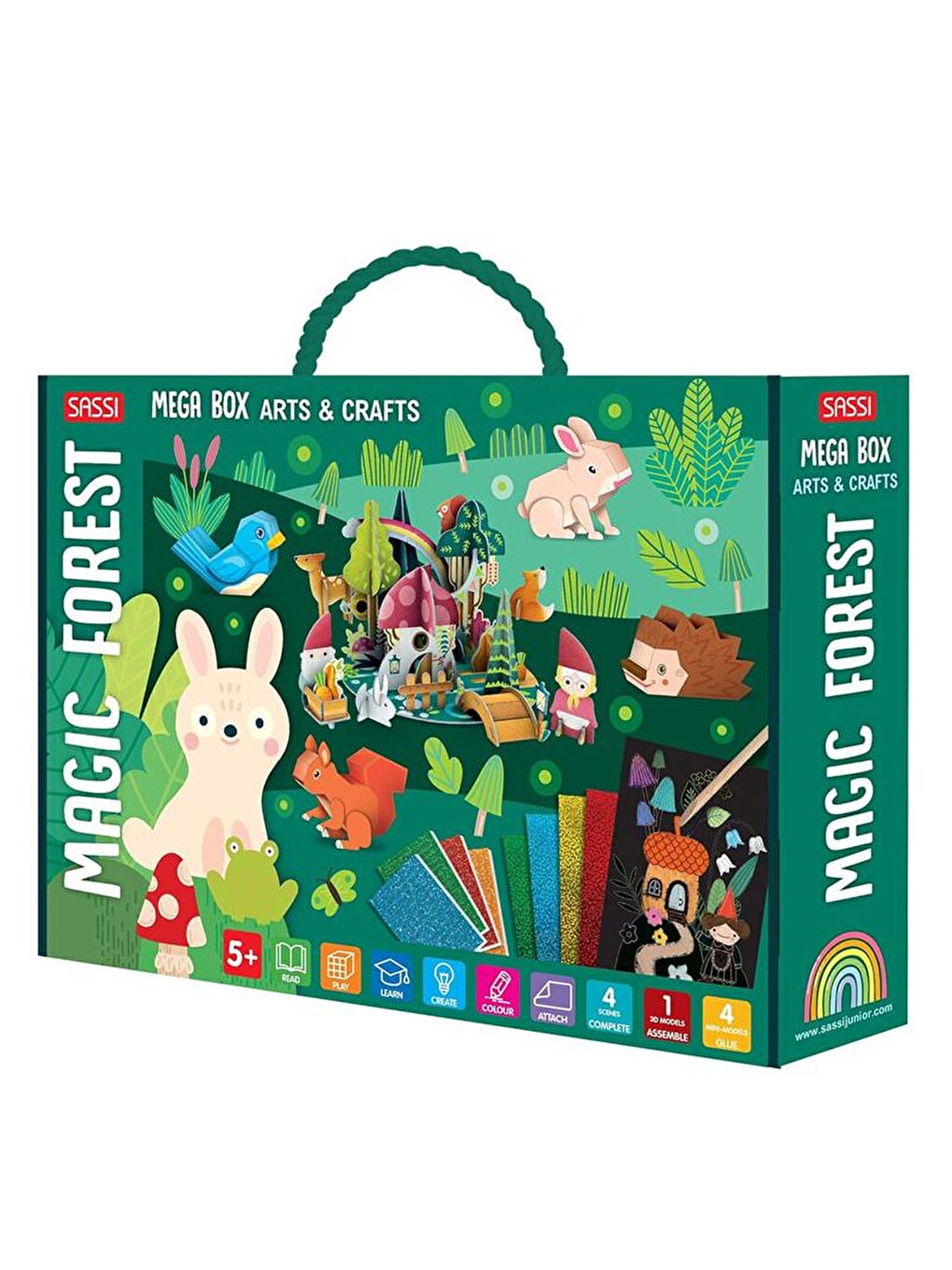 Sassi Renksiz Mega Box Arts and Crafts - Magic Forest