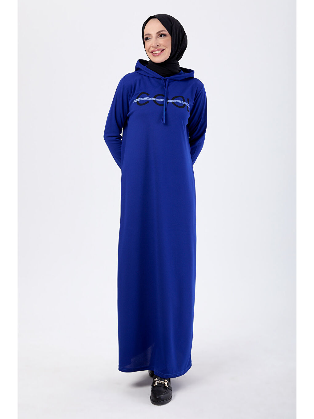 Mavi Elbise Saks - 13089-1