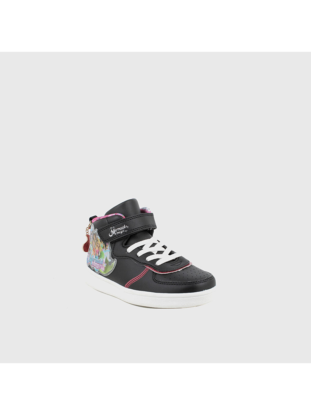 Siyah Kız Çocuk Sneaker 8987044 MEM 89870 NABUK PU/GLITTE Nero/Fuxia-1
