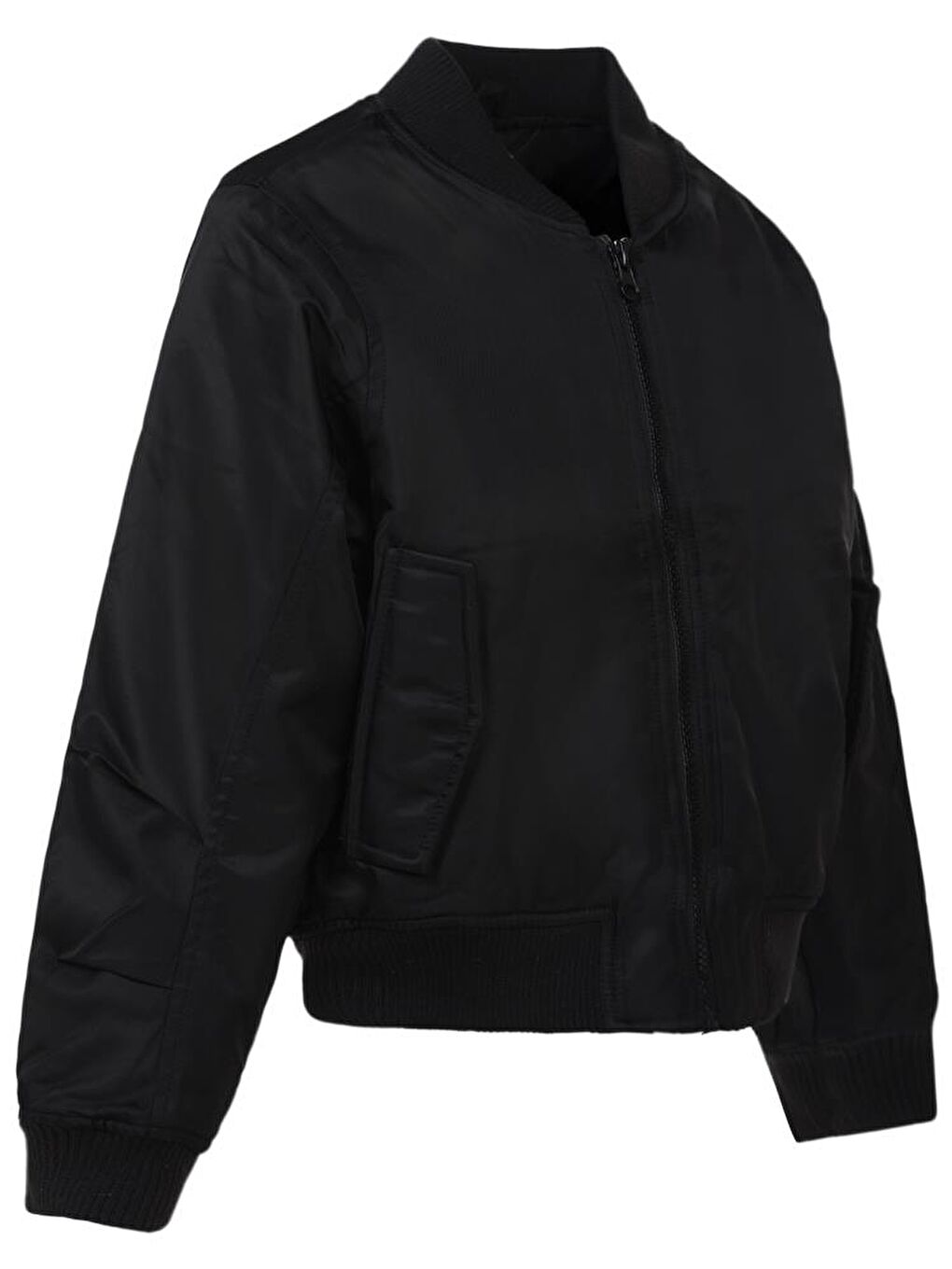 Siyah Boys Kolu Cepli 6-9 Yaş Mont-3