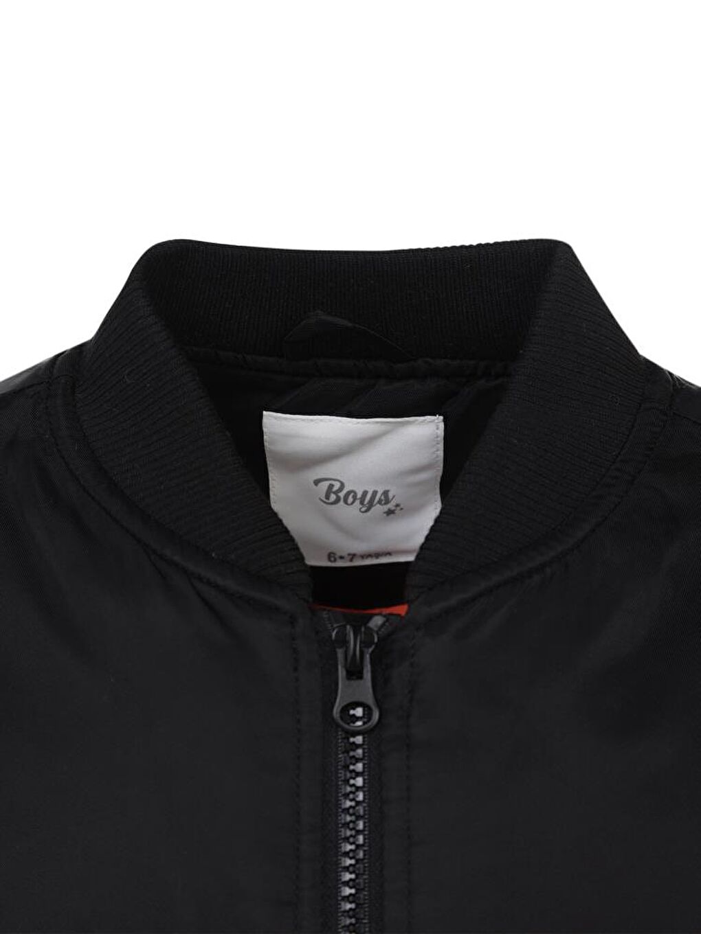 Siyah Boys Kolu Cepli 6-9 Yaş Mont-4