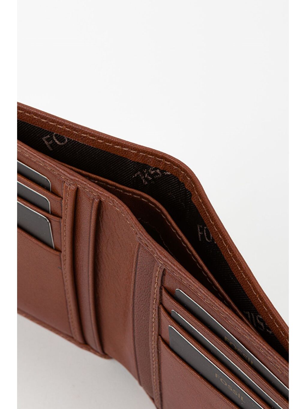 Mor Kutulu Hakiki Deri Ekstra Kartlıklı Siyah Erkek El Portföyü Kartlık Cüzdan-2