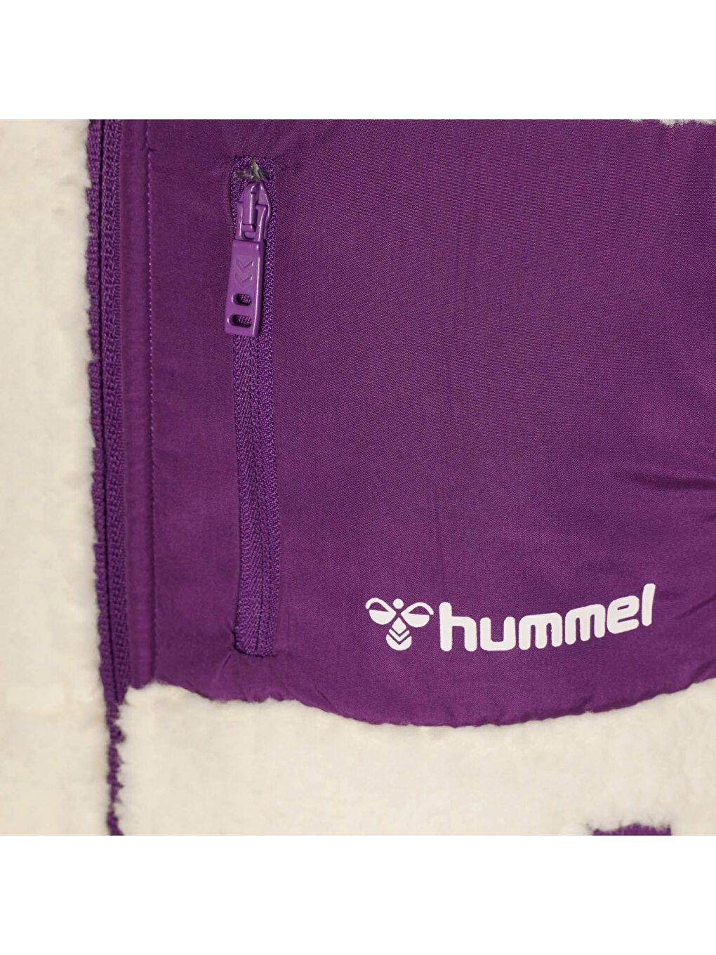 Hummel Ekru Ruth Fleece Çocuk Kapüşonlu Fermuarlı Sweatshirt - 3