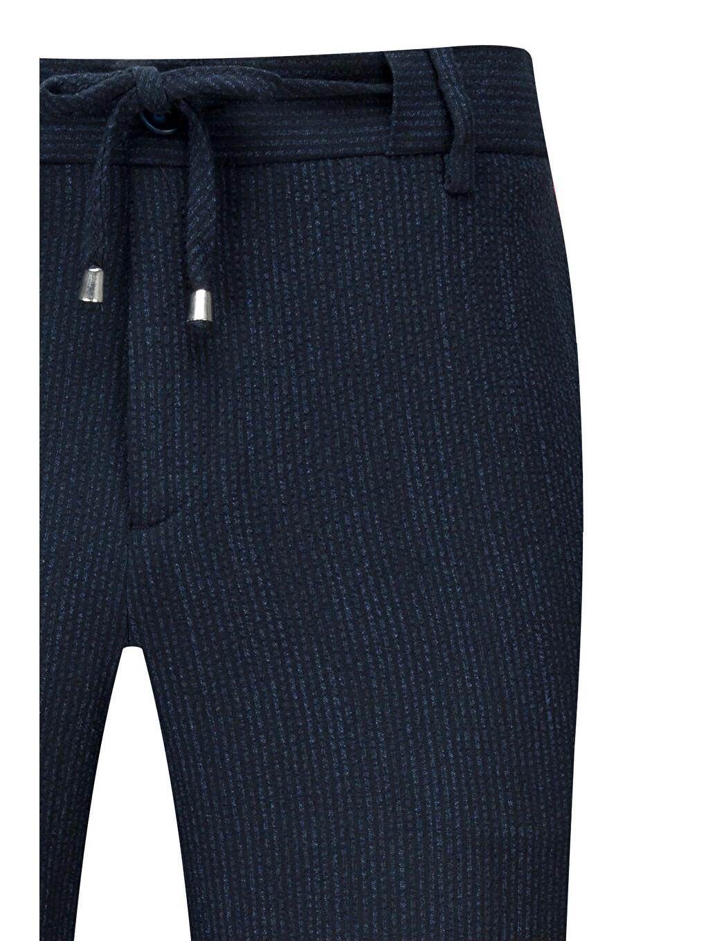 Lacivert Rahat Kesim Yandan Cepli Jogger Pantolon-1