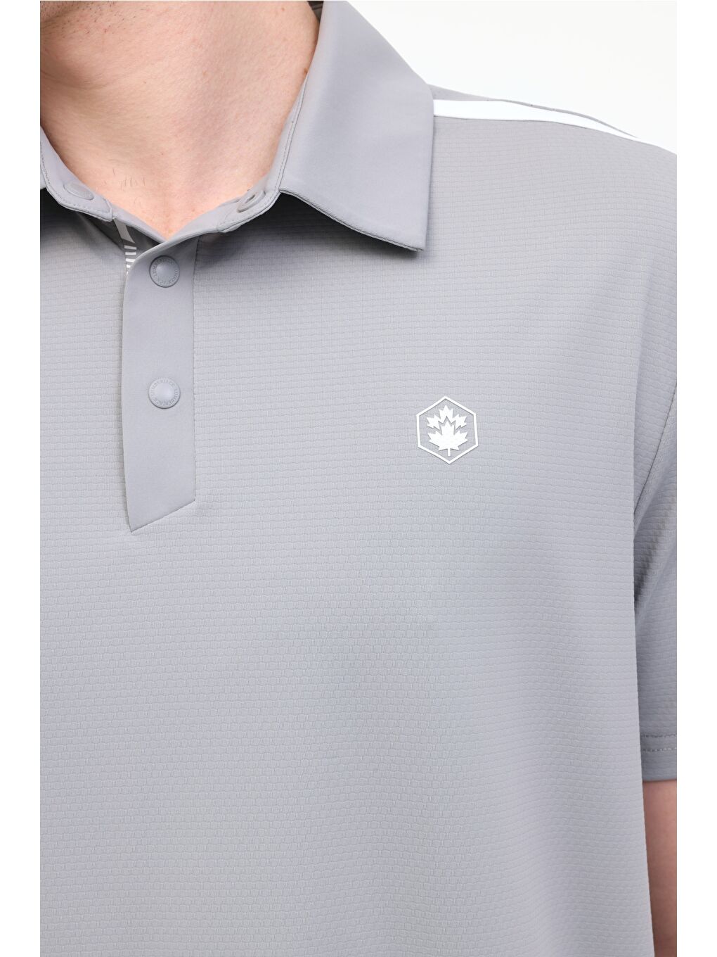 Gri ML CRIS 12ELG7003 5FX GRI Erkek Kısa Kol Tişört-3