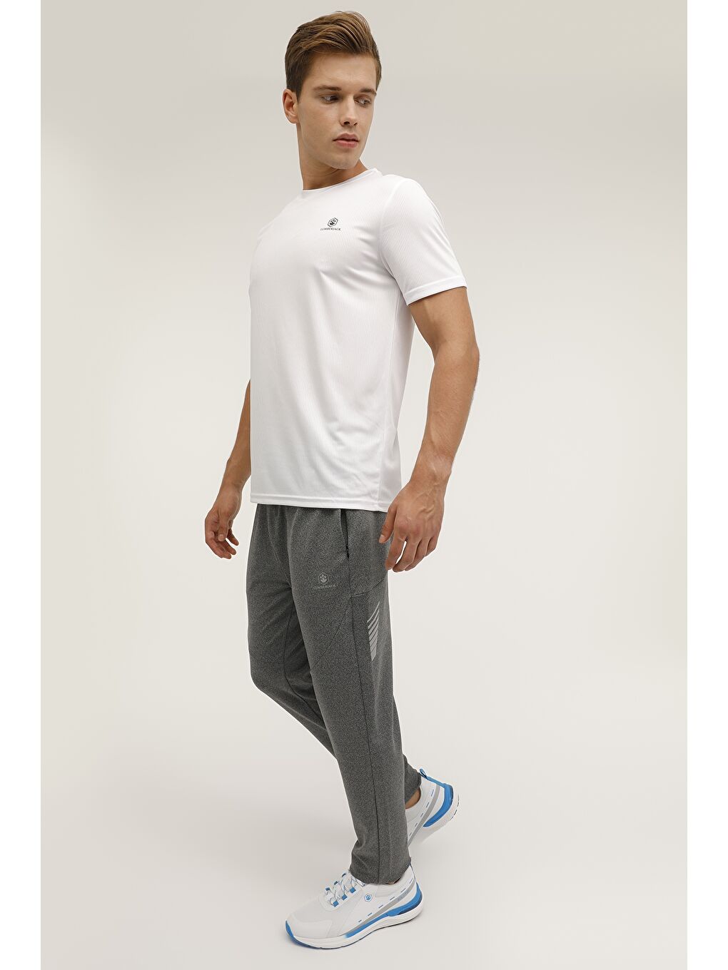 Gri ML ULRICH 22PK-38 3PR GRI MELANJ Erkek Eşofman Altı-2