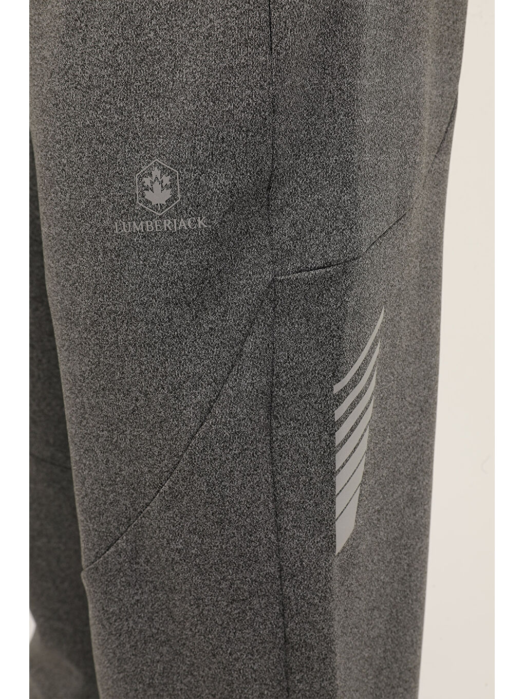 Gri ML ULRICH 22PK-38 3PR GRI MELANJ Erkek Eşofman Altı-3