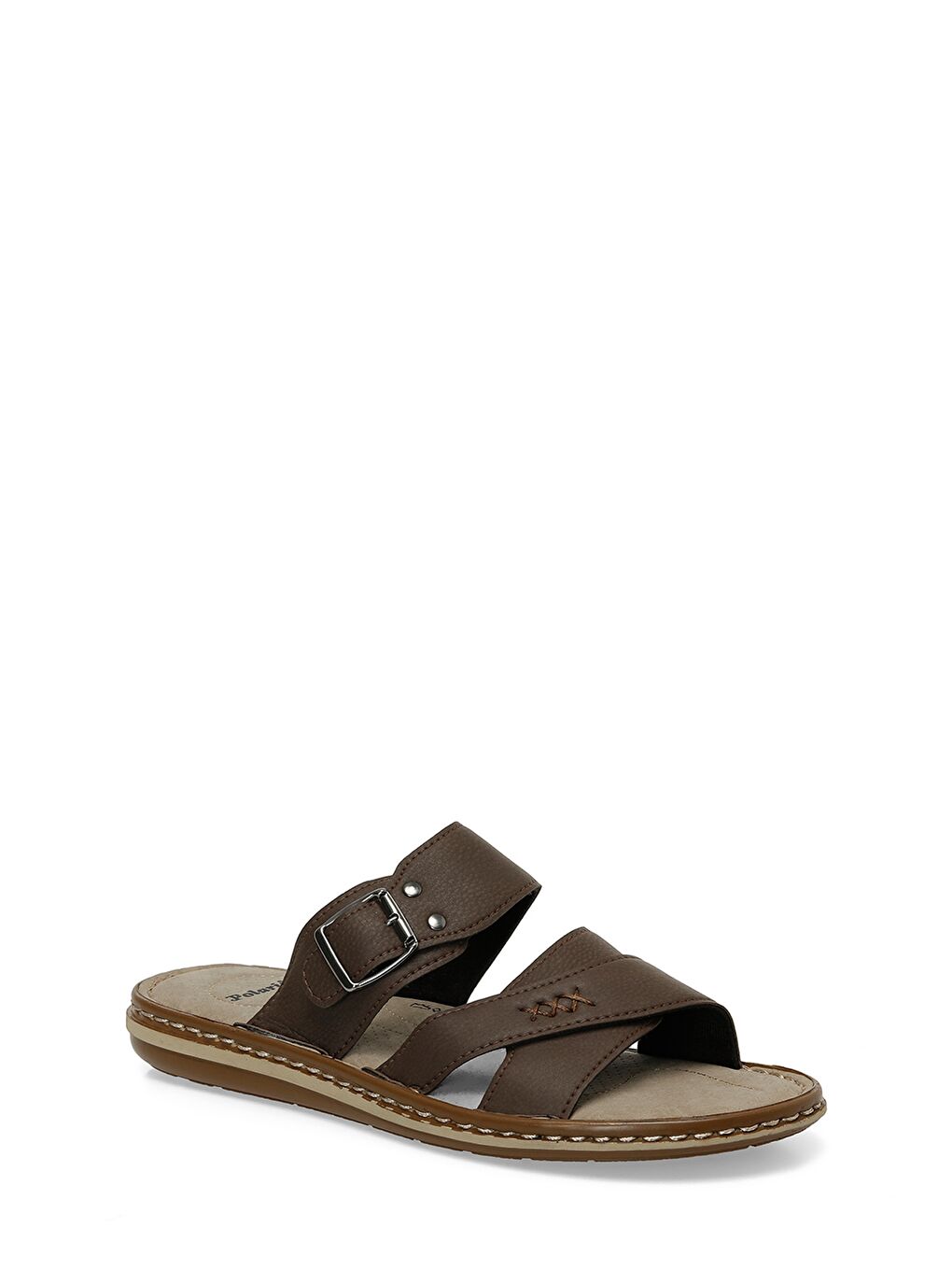 408069.M5FX Kahverengi Erkek Terlik-1